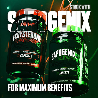 Huge Supplements Ecdysterone Supplement, Natural Muscle Builder for Men, 1000mg Beta Ecdysterone Per Serving, Optimally Dosed, Superior Absorption, 98% Highest Purity Available