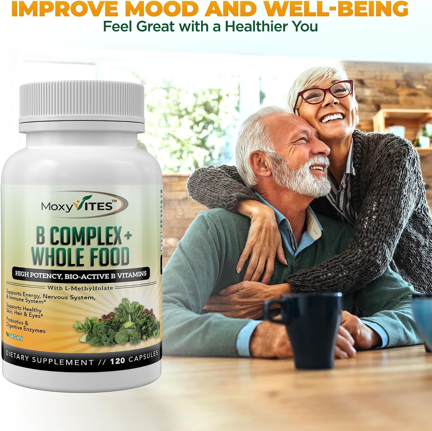 MoxyVites B-Complex - Liposomal Vitamin C - Quercetin for Energy Support - The Perfect Energy Trifecta