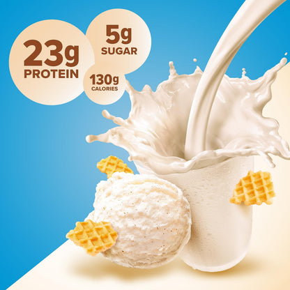 Pure Protein Simple Whey Powder - High Protein, Low Sugar, Gluten-Free, French Vanilla