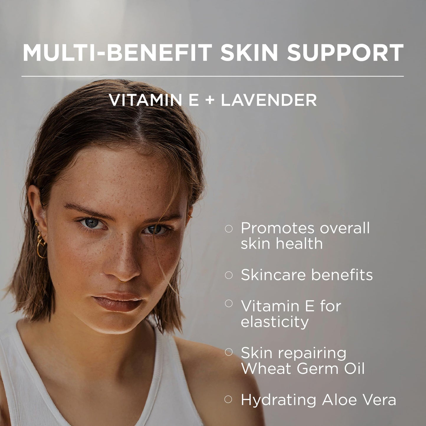 Vitamin E Moisturizing Cream, 2 oz | Vitamin E, Wheat Germ Oil, Aloe Vera Oil for Scars, Fine Lines & Wrinkles