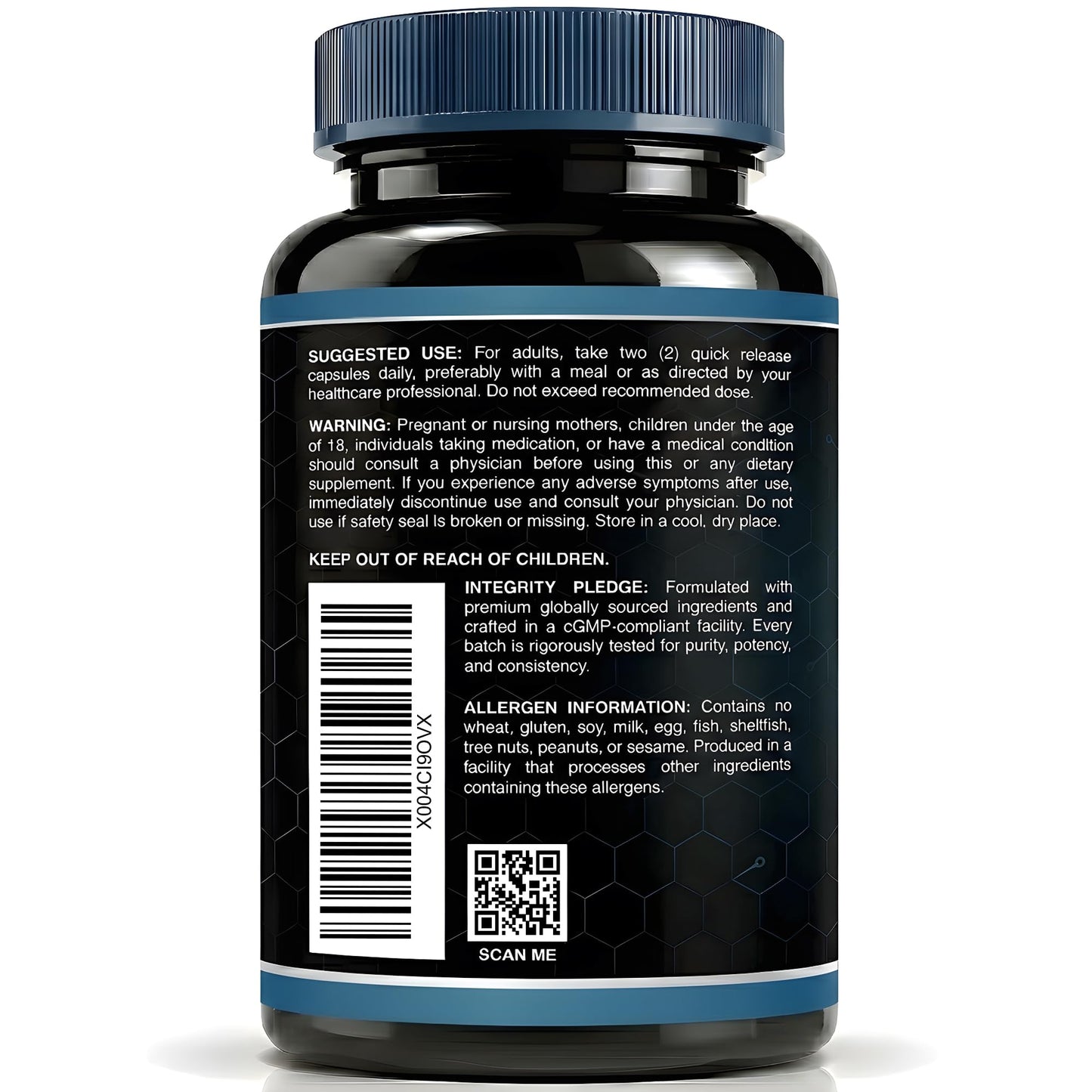 WELLNESS LABSRX Resveratrol Supplement 1000mg, 120 Capsules (60 Days Supply), Ultra-Strength High Purity Trans-Resveratrol for Healthy Aging, Anti-Aging and Heart Health Support - Vegan, Keto