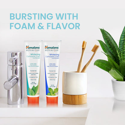 Himalaya Botanique Whitening Complete Care Toothpaste Mint, 5.29 oz, 2 Pack