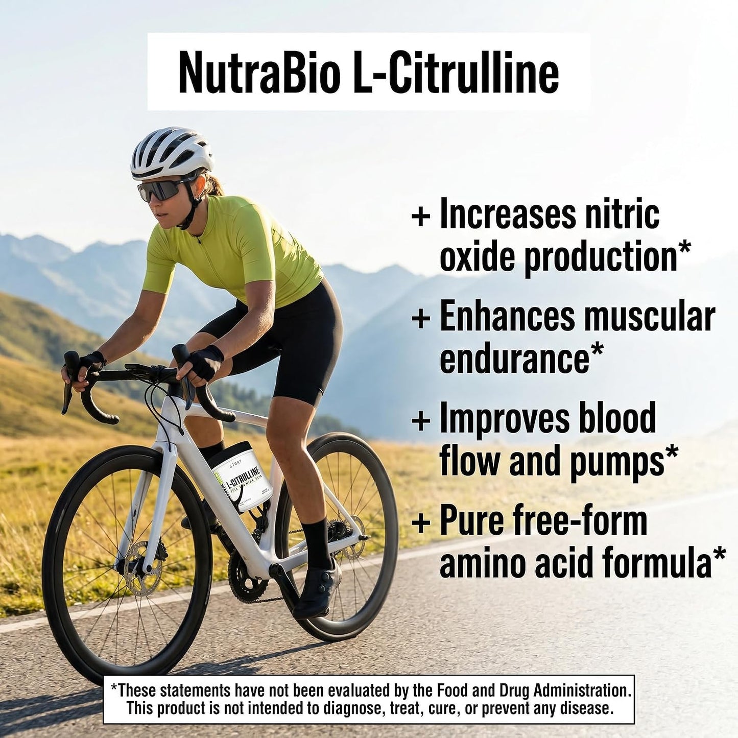 NutraBio L-Citrulline, Free Form Amino Acid, 5.3 oz (150 g)