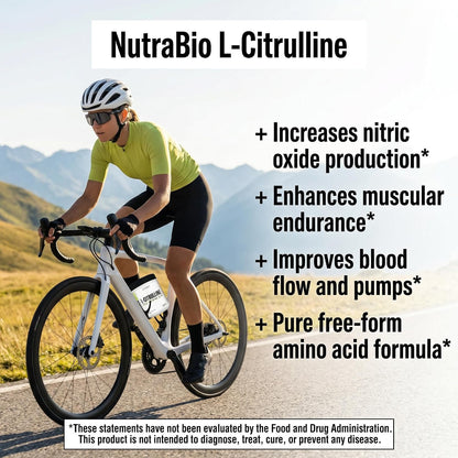 NutraBio L-Citrulline, Free Form Amino Acid, 5.3 oz (150 g)