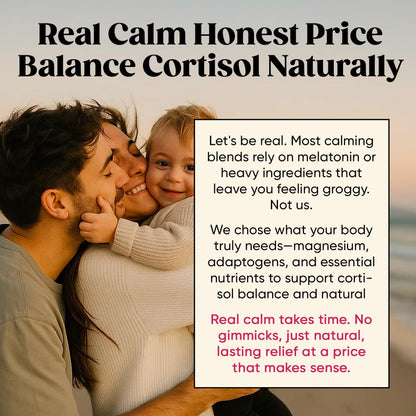 Venture Pal Calm Drink Mix, 12-in-1 Cortisol Reducer & Sleep Aid | Magnesium Glycinate, Ashwagandha, L-Theanine & Vitamin D, Calm Magnesium Powder for Relax & Focus, No Sugar, Non GMO