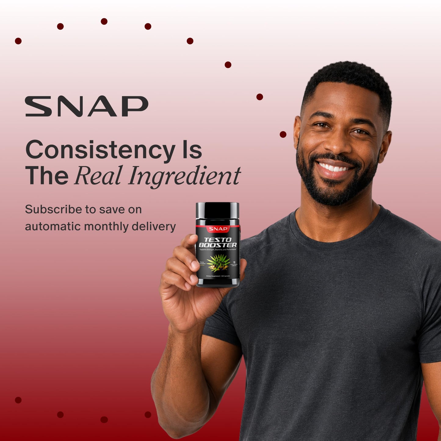 Snap Supplements Big Boy Bundle, Daily Men's Health Support, 90 Caps. Each | Includes Prostate Health with Saw Palmetto for Men, Testo Booster for Men & Nitric Oxide Booster, Vegan, Non-GMO, Gluten-Free