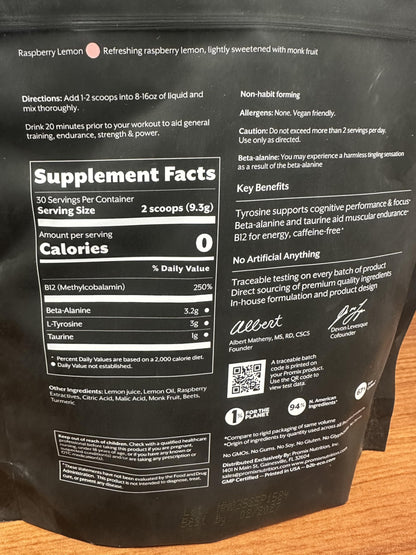 ProMix Nutrition Pre-Workout - Maximize Focus and Performance - Free of Stevia, Xanthan Gum, Soy, Gluten and GMOs - Mango - 30 Servings (Pack of 1)