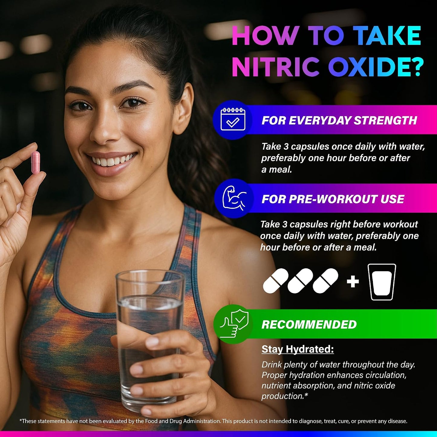 Nitric Oxide Supplement for Men & Women 2250 mg - Nitric Oxide Booster - Pine Bark | L-Arginine | L-Citrulline | Beet Root | Vitamin C & B12 - Muscles, Energy & Circulation - Lab Tested, 90 Capsules