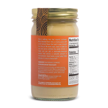 Artisana Organics Raw Cashew Butter - No Sugar Added, Vegan and Paleo Friendly, Non GMO, 14oz Jar