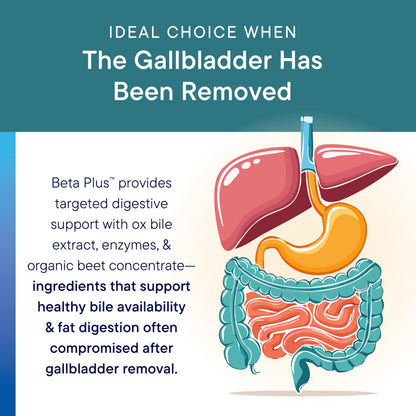 Biotics Research Beta-Plus™ Nutritional Ox Bile Salts Digestive Enzymes Supplement for Bile Production for No Gallbladder-Supports Overall Liver Function, Aids Fat Digestion, Supplies Betaine 90 Tabs