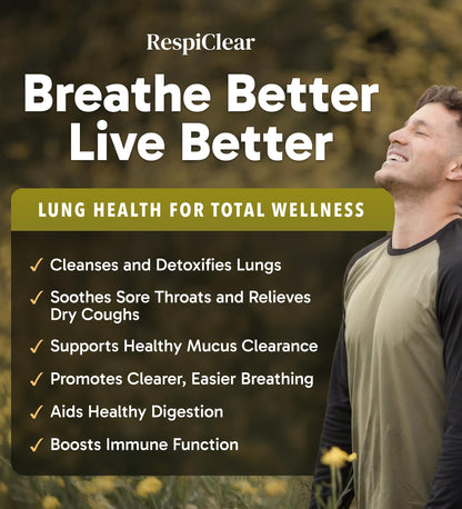 All-Natural Mullein Drops with Ginger & Lemon for Lung Cleanse and Detox, Mullein Leaf Extract for Respiratory Lung Health & Detox for Smokers, 2 Fl oz