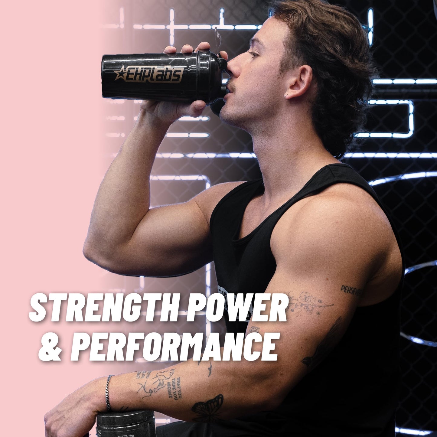 EHP Labs CREA-8 Creatine Monohydrate Powder, Unflavored, 100 Servings | Micronized Creatine For Muscle Growth, Strength & Energy. Mixes Easily, No Clumping. Pre Or Post Workout. 500g