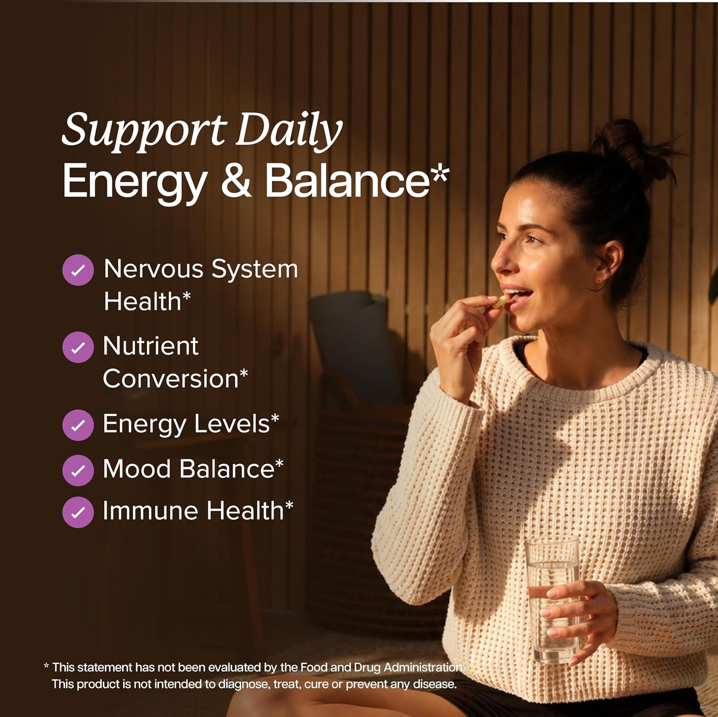 Vitamin B Complex, B1, B2, B3, B5, B6, B7, B9, B12 Inositol, 6 Month Supply | Energy Immune & Nervous System Support, Super B Complex Vitamins for Women & Men, One-A-Day, Vegan & Non-GMO, 180 Capsules
