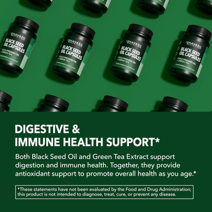 Black Seed Oil Capsules, Vegan, Non-GMO, Cold-Pressed Nigella Sativa, 90ct | 1500mg Per Serving Black Cumin Supplement for Skin Health, Immune Function, and Digestive Health, Unflavored, 30 Servings