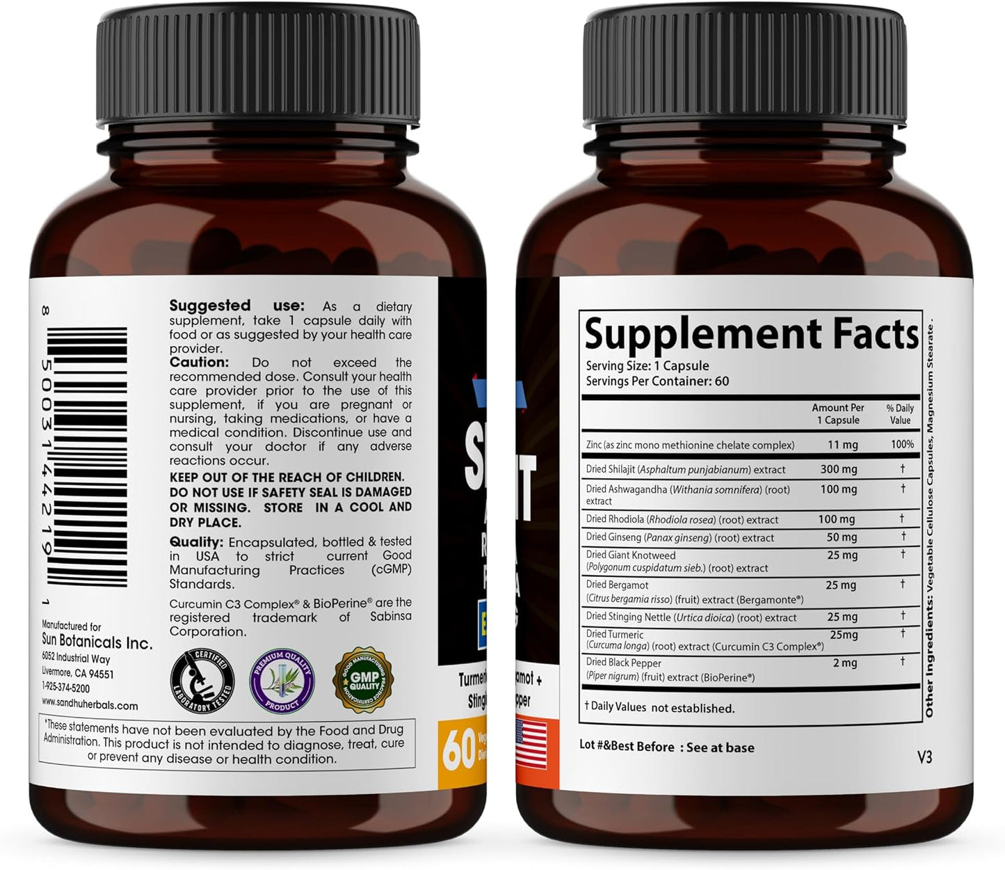 Shilajit Bundle with Moringa | Capsules for Men & Women | Supports Energy, Immune, Skin & Gut Health