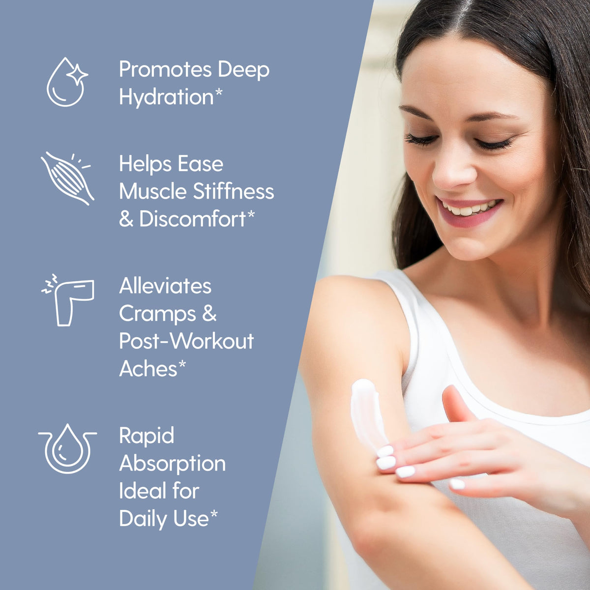 Calming Magnesium Lotion for Sleep - High Absorption Formula (8 Fl Oz)