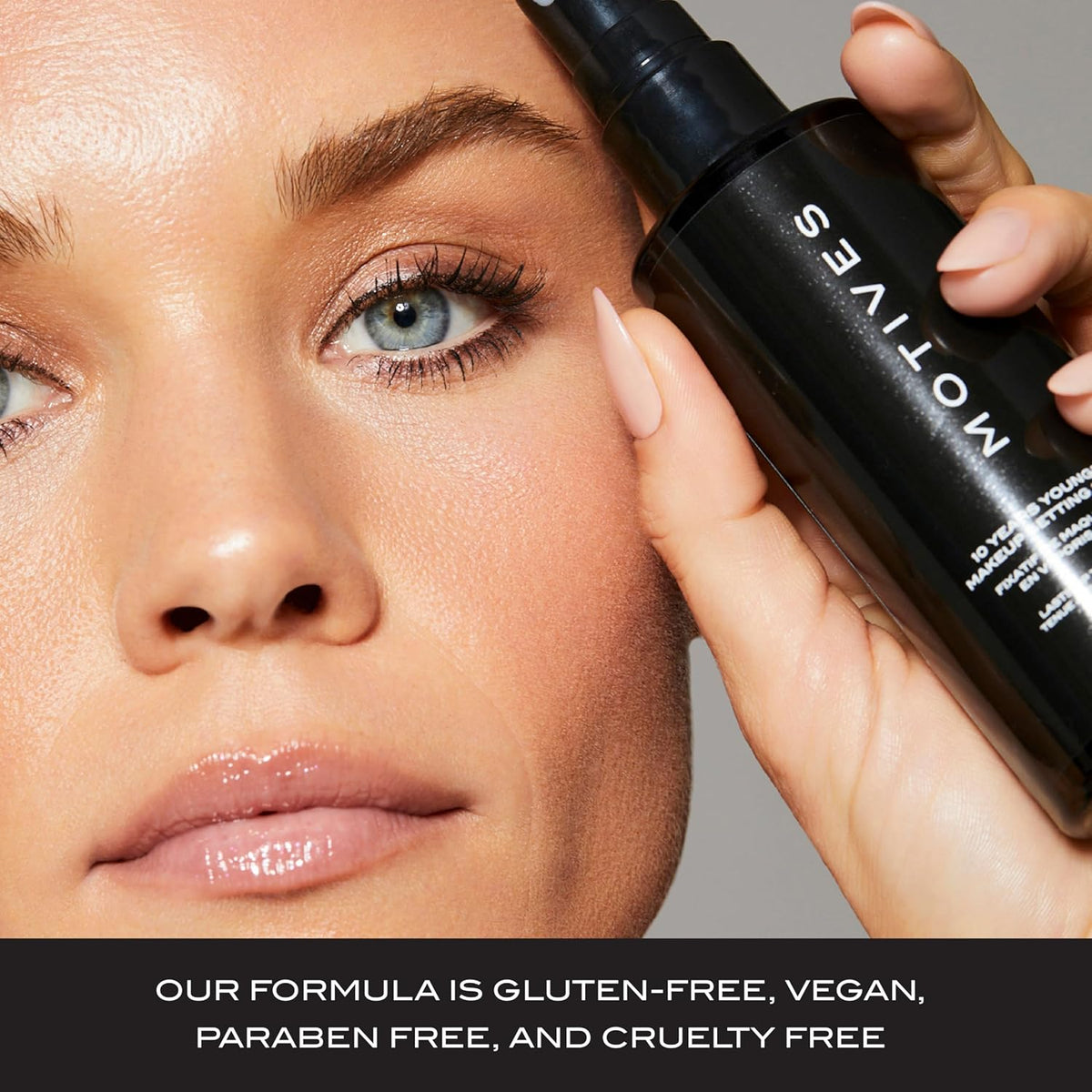 Motives 10 Years Younger Makeup Setting Spray - Long-Lasting Hold, Minimizes Slippage, Flawless Finish, Minimizes Pores, Lines, Wrinkles & Scars, Makeup Setting Spray, Oil-Free, 4 fl. oz