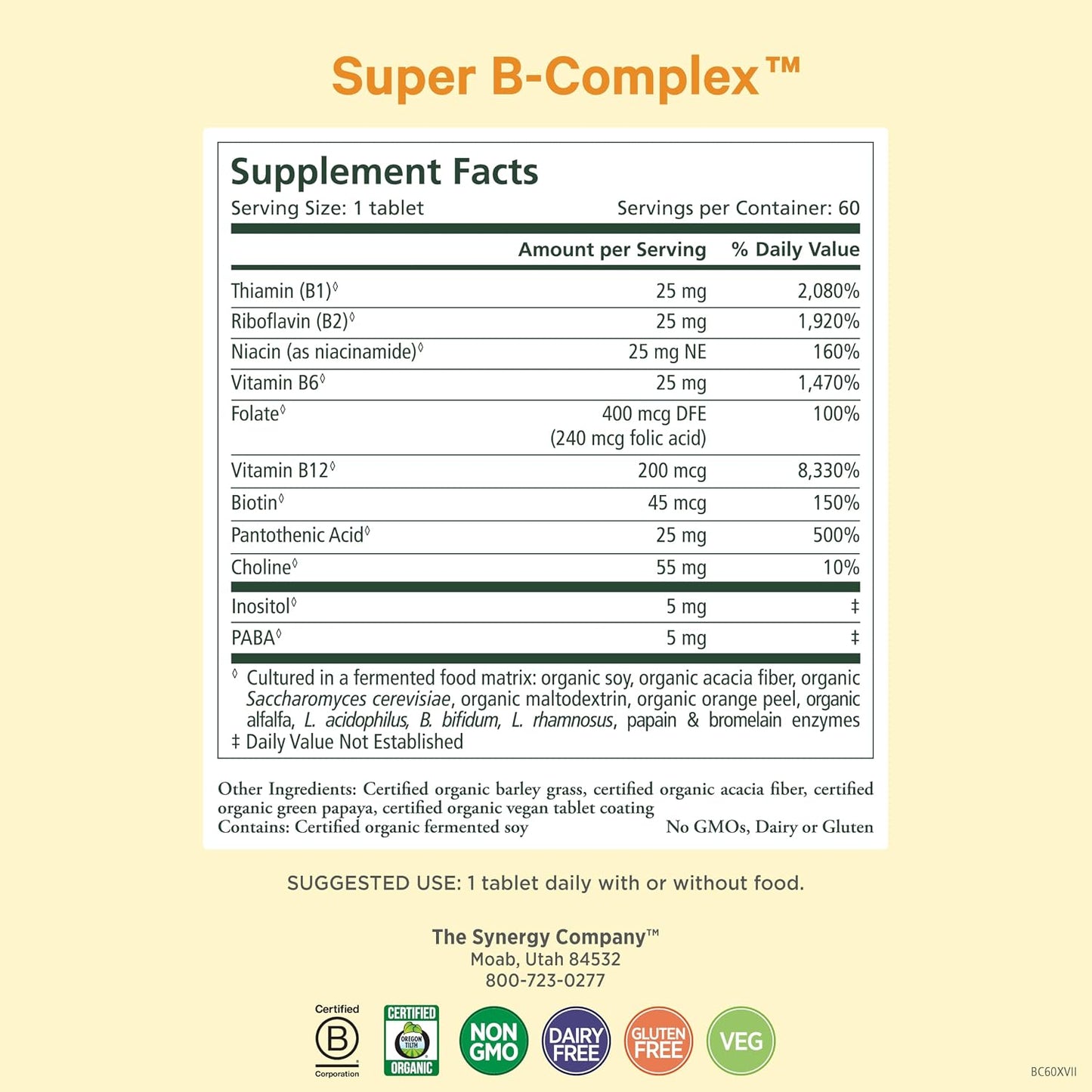 PURE SYNERGY Mood and Adrenal Support Bundle | Mood Support Supplement with Organic Saffron Extract | USDA Organic Vitamin C | Vitamin B Complex Made with Whole Foods | Non-GMO and Vegan