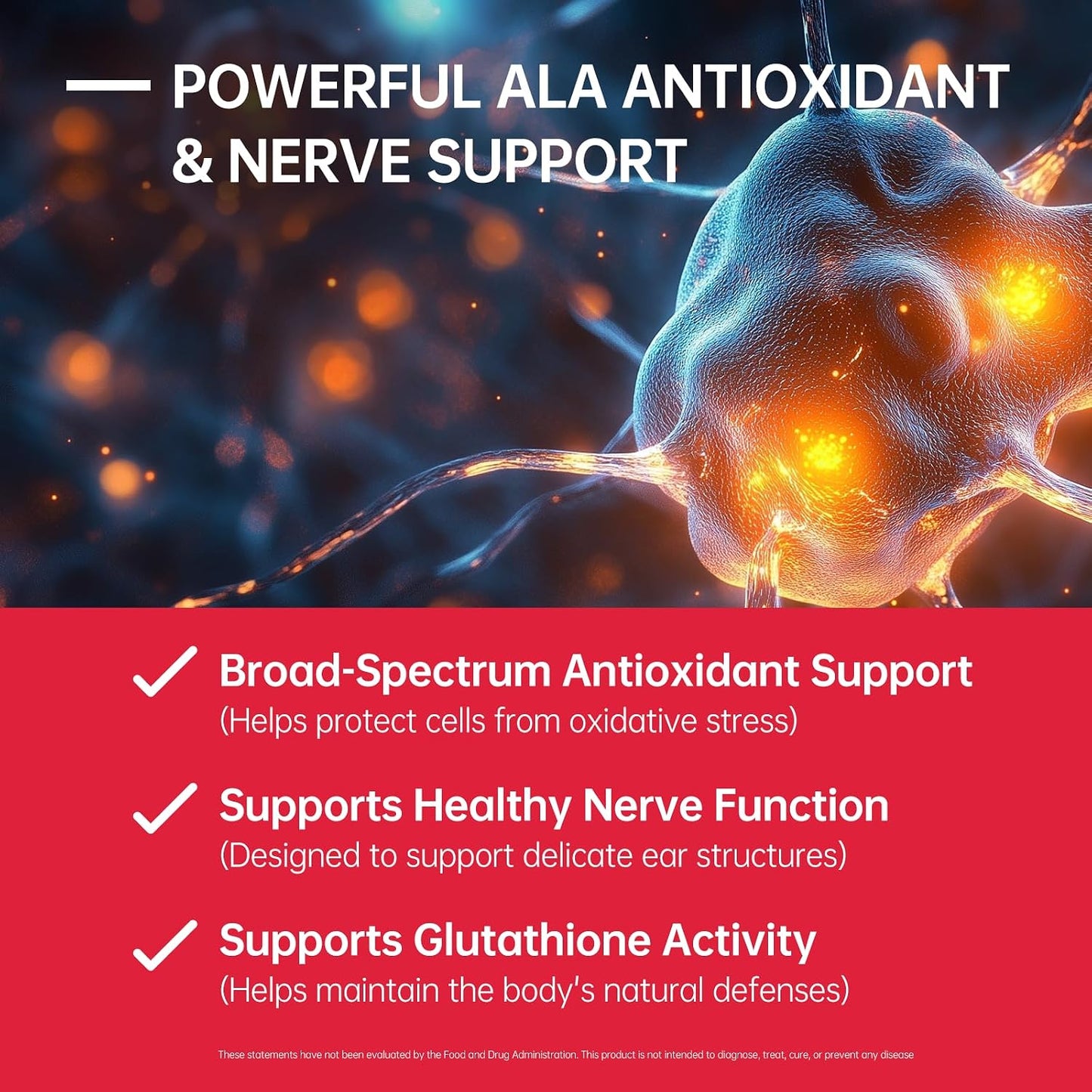 Tinnitus Relief Supplement for Ringing Ears, Ear Noise and Auditory Comfort | Traceable German Pharmaceutical-Grade, Alpha Lipoic Acid, B12 Methylcobalamin 5000mcg, Boswellia, 1 Per Day, 60 Days Supply