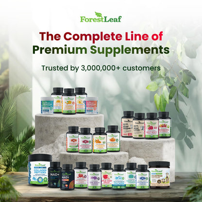 ForestLeaf D Mannose Supplements for Women & Men - D-Mannose 1000mg Capsules with Cranberry, Hibiscus & VIT C - DMannose Pills for UTI, Urinary Tract & Bladder Support - 120 Caps