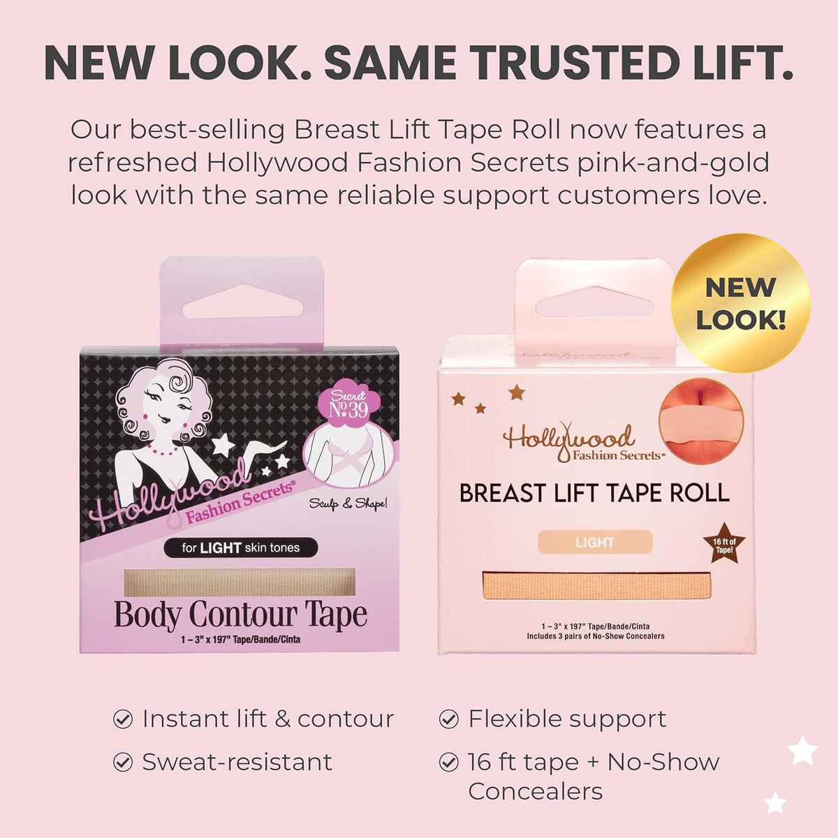 Hollywood Fashion Secrets Body Contour Tape