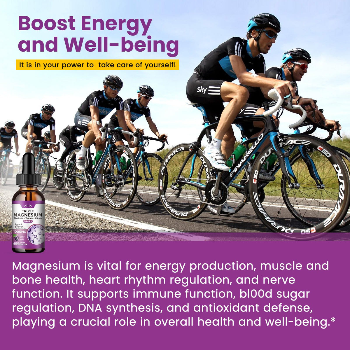 Magnesium Citrate Liquid Magnesium Drops Supplement 500mg-Support Stress Relief, Bone, Muscle, Mood, Sleep-2 Fl Oz, Vegan, Pineapple Flavor