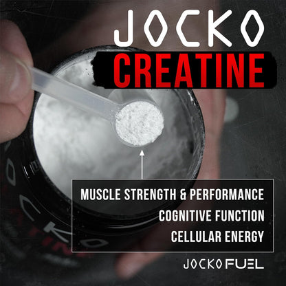 Jocko Fuel Gym Bundle - Creatine + Nitro Pop Pre Workout Powder (2 Pack Bundle) 30 Day Supply