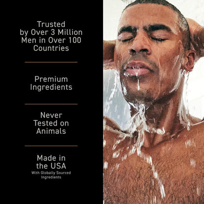 Brickell Men's Purifying Charcoal Face Wash for Men, Daily Facial Cleanser, With Charcoal, Vitamin E, and Hyaluronic Acid, 8 Ounce, Scented