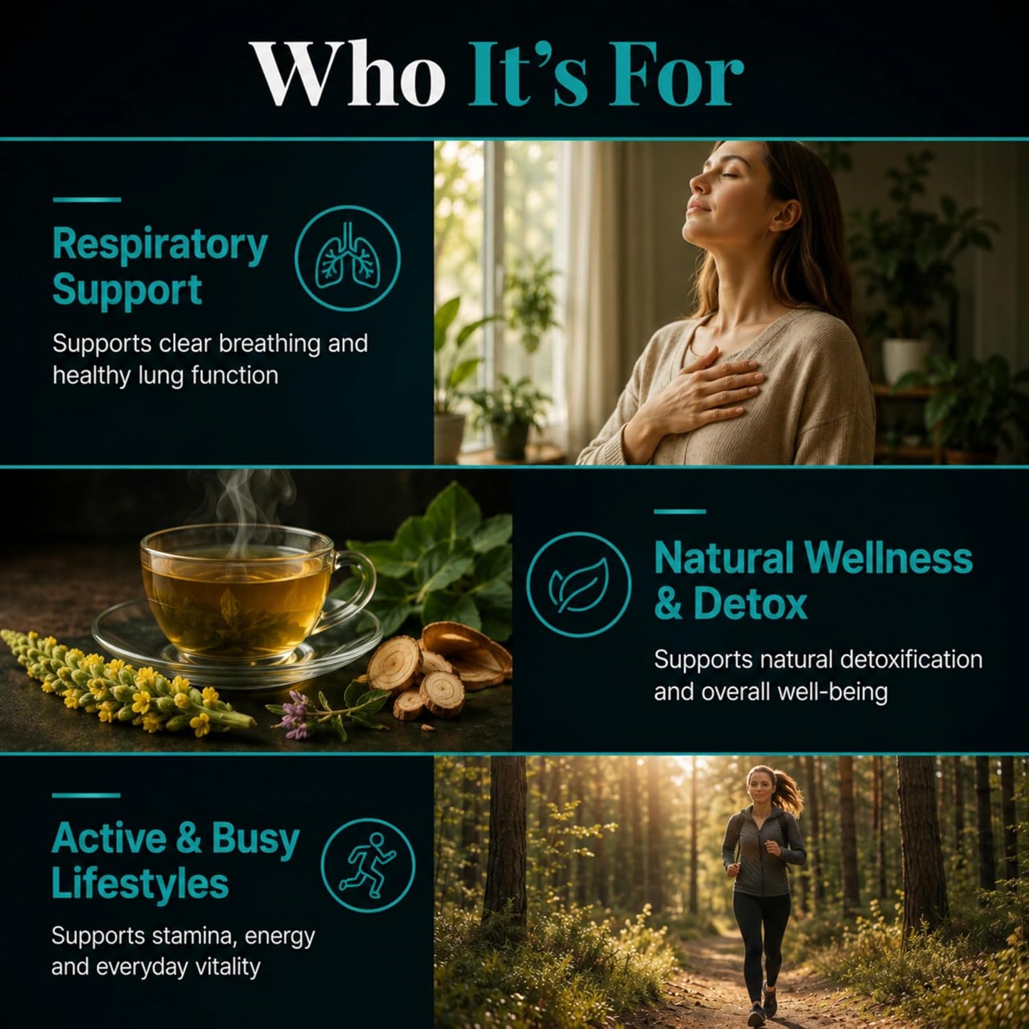 Elite Mullein Drops for Lungs, Respiratory Support, Organic Leaf Extract Liquid, Lungwort, Licorice Root, Thyme, Elderberry, Peppermint Oil, Vegan, Alcohol & Sugar-Free, 60mL