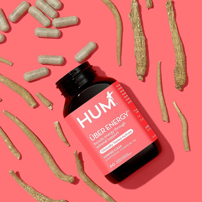HUM Uber Energy Adaptogen & B Vitamin Supplement, 60 Count
