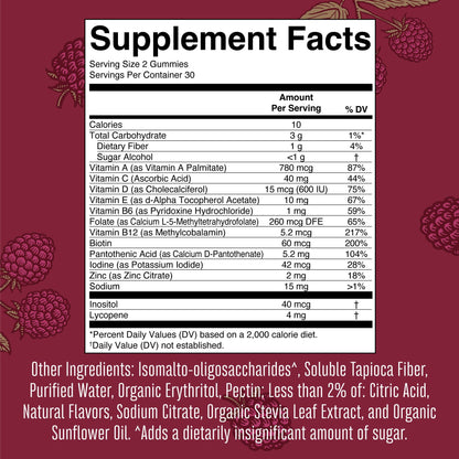 MaryRuth Organics Multivitamin for Men 40+ | Sugar Free | Vegan Mens Vitamins