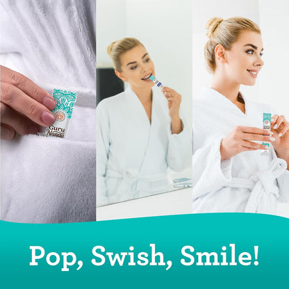 GuruNanda Coconut Oil Pulling Travel Mouthwash-7 Sachets, Travel Essentials