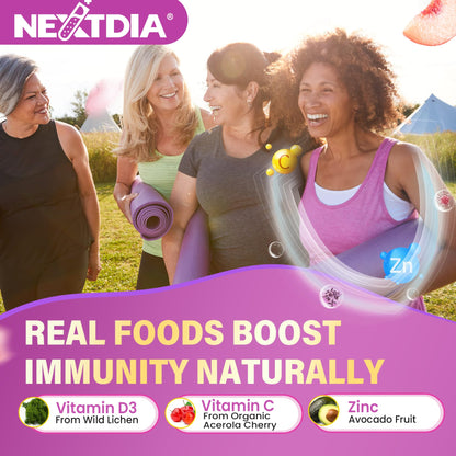 Multivitamin for Women 50 Plus Gummies, Vegan Omega 3, Methylfolate, Calcium, D3 K2, Probiotics CoQ10, Daily Vitamin A C E Methylated B12 Biotin B Complex Zinc -Bone Energy Longevity -Sugar Free 60Cts