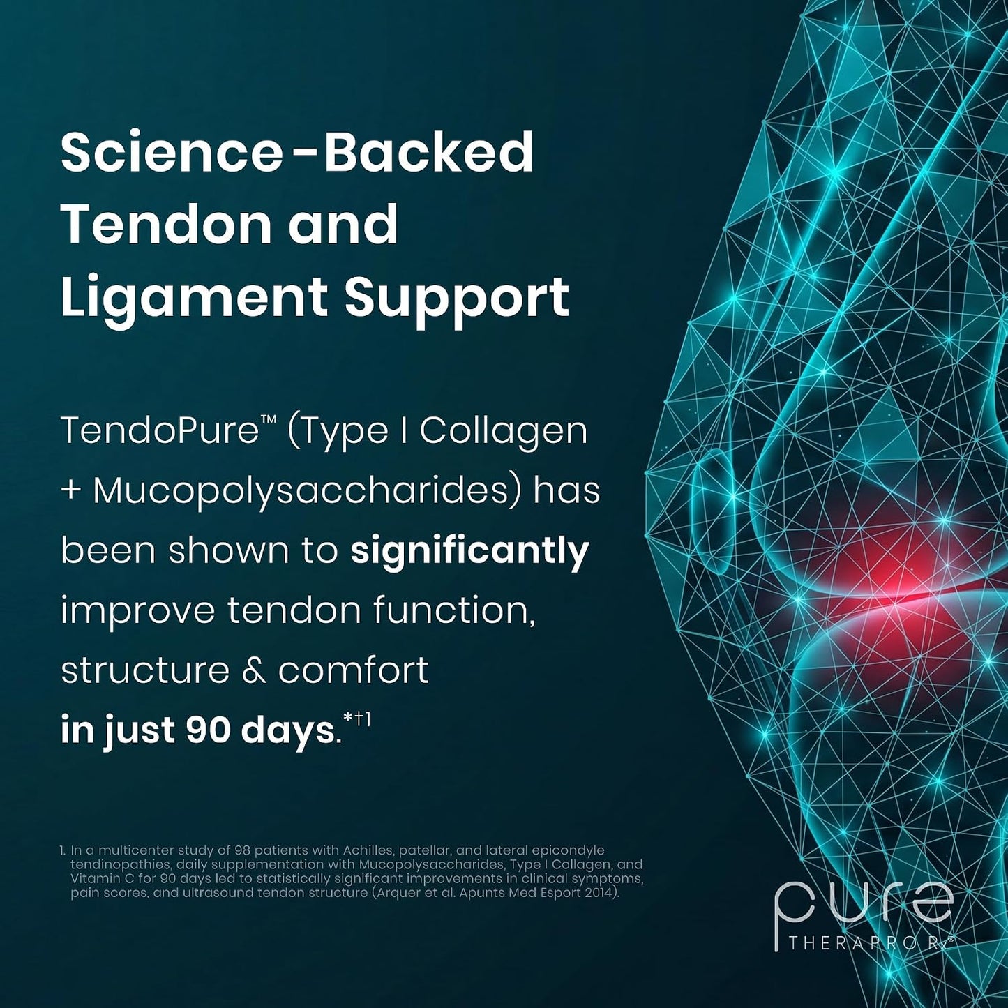 Pure Therapro Rx Acute Injury | Tendon & Ligament Support | Convenient Once a Day Clinical Dose | Supports Tendon Health, Movement & Physical Function | Pharm-Grade (90 Capsules)
