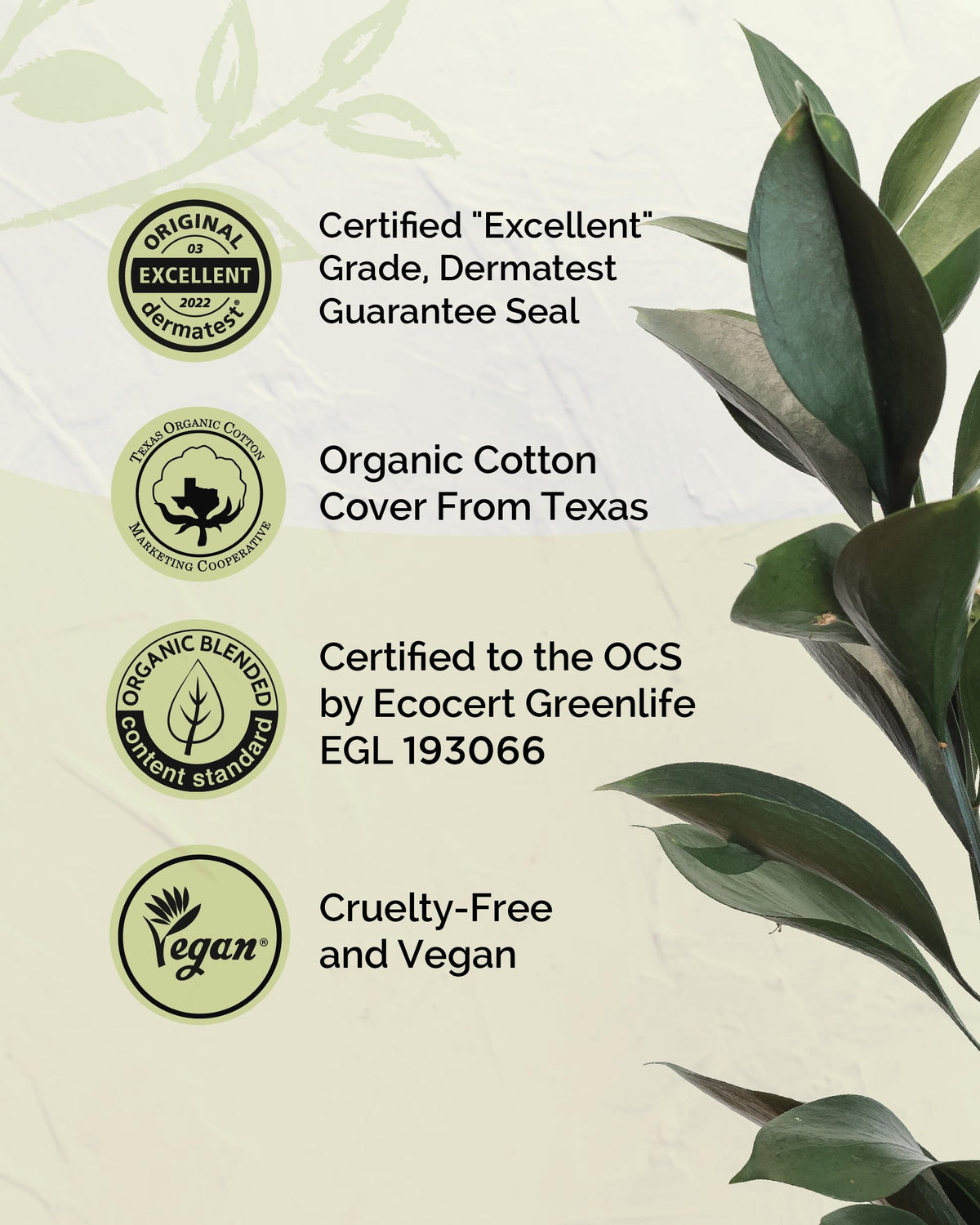 LABON Premium Vegan Organic Sanitary Pads (Regular, 25cm, 32 Counts) - 100% Organic Cotton Cover
