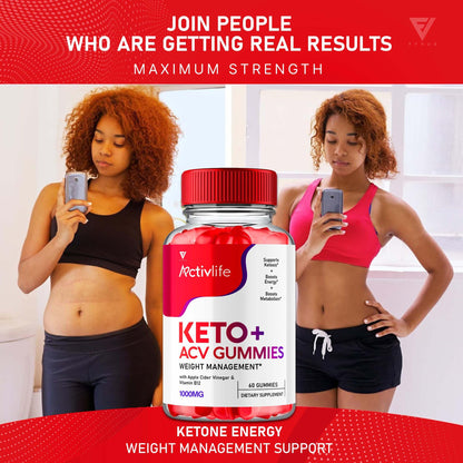 (2 Pack) Activlife Keto ACV Gummies Activelife Keto Advanced, Active Life Keto