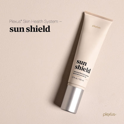Plexus Sun Shield™ Mineral SPF 30 Face Sunscreen | Hydrating Matte Daily Moisturizer + Broad Spectrum SPF | Non-Greasy Formula with Zinc Oxide, Ceramides & HA