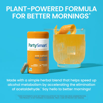 Himalaya PartySmart Liver Support, Better Morning After Drinking,12 Capsule