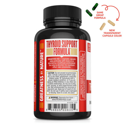 Zhou Thyroid Support Complex with Iodine Supplement, Increase Energy