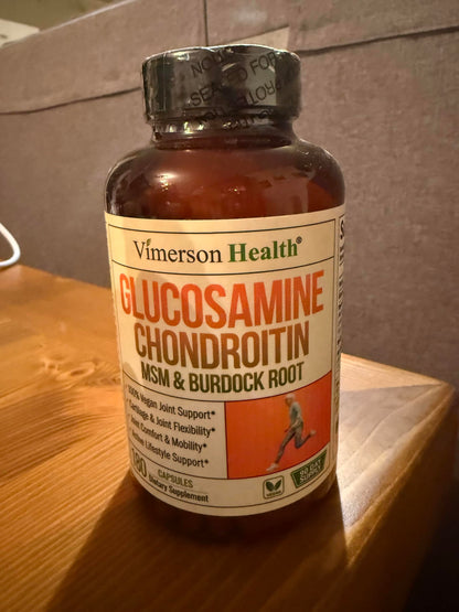 Glucosamine Chondroitin MSM Joint Support Supplement for Women & Men 90 Ct