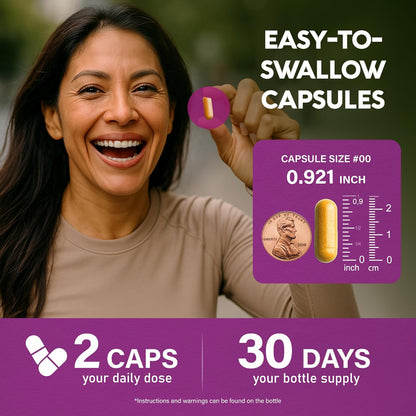 Menopause Supplements for Women - Dong Quai, Black Cohosh, Pre & Probiotics - Sweats & Hot Flashes Relief - Digestion, Sleep & Mood Support - 25-in-1 Perimenopause Complex - Lab Tested - 60 Capsules