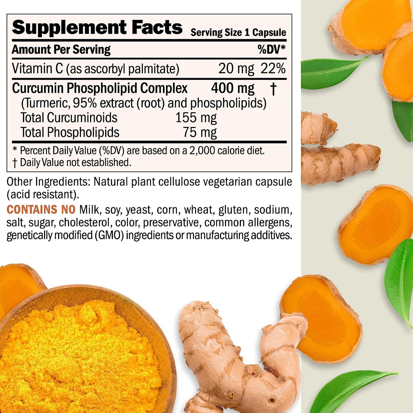 ANDREW LESSMAN Turmeric 400 mg 60 Capsules