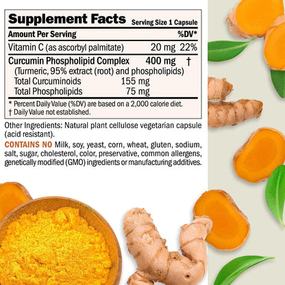 ANDREW LESSMAN Turmeric 400 mg 60 Capsules
