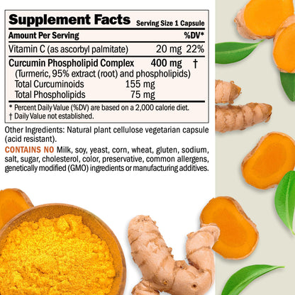 ANDREW LESSMAN Turmeric 400 mg 60 Capsules