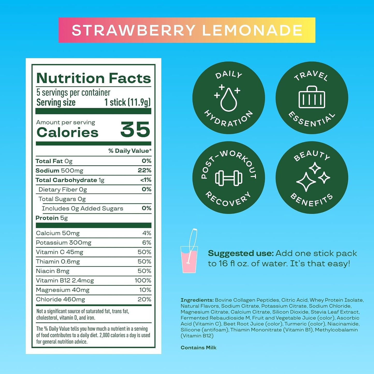 Bloom Energy Sticks RaspberryLemonade and Hydration Sticks Strawberry Lemonade Bundle
