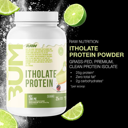 RAW Whey Isolate Protein Powder, Vanilla Oatmeal Cookie (CBUM Itholate Protein) - 100% Grass-Fed Sports Nutrition for Muscle Growth & Recovery - Low-Fat, Low Carb, Naturally Flavored - 25 Servings
