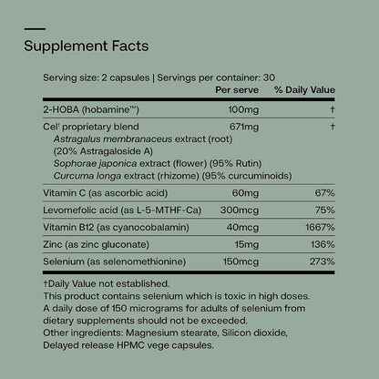 SRW Cel¹ Stability & Cel³ Renewal Supplements (1 Month Supply) - Bundle Pack - 60 Capsules