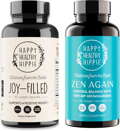 Happy Healthy Hippie Zen Again Cortisol Manager & Joy-Filled Mood Support Supplement