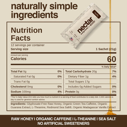 CODE Energy Honey - Energy Gel, 150mg Caffeine, 12 Pack (Beetroot Ginger)