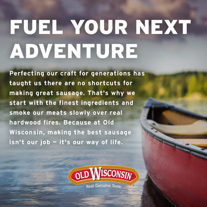 Old Wisconsin Turkey Sausage Snack Sticks, Naturally Smoked, Ready to Eat, High Protein